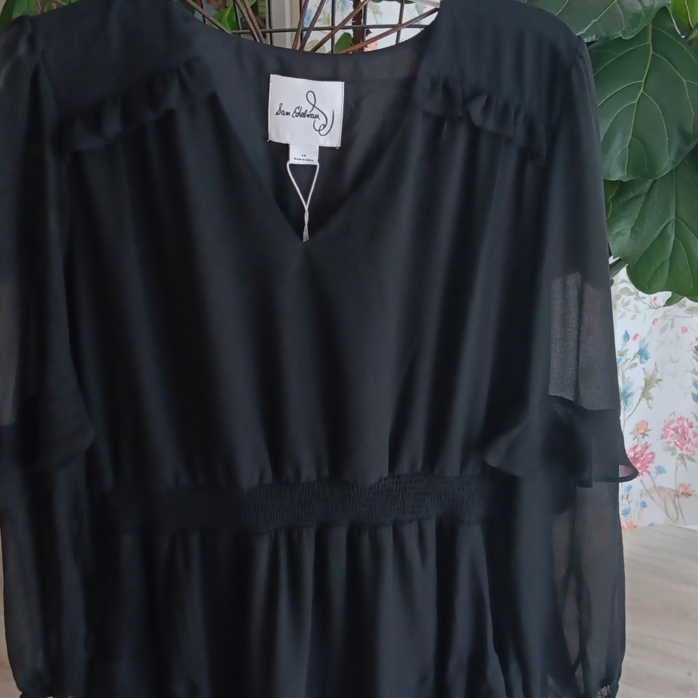 NWT Sam Edelman black cocktail dress size 14 - Picture 3 of 4
